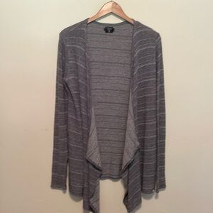 Volcom drape cardigan varigated greys women’s L/14